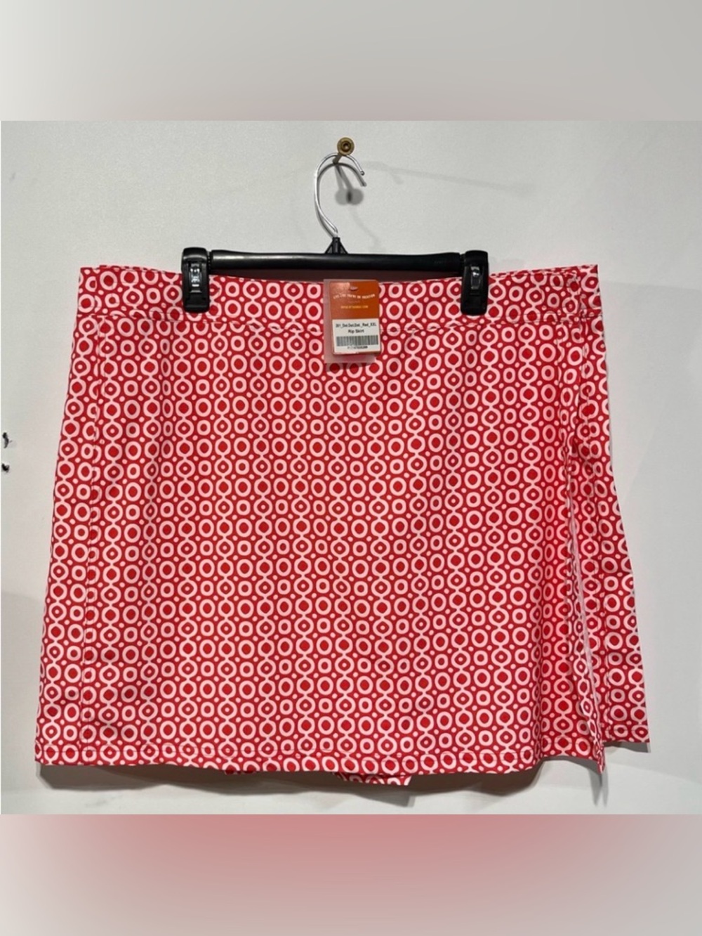 Rip Skirt‎ Red Circle Pattern Women’s Wrap Skirt Size XX-Large